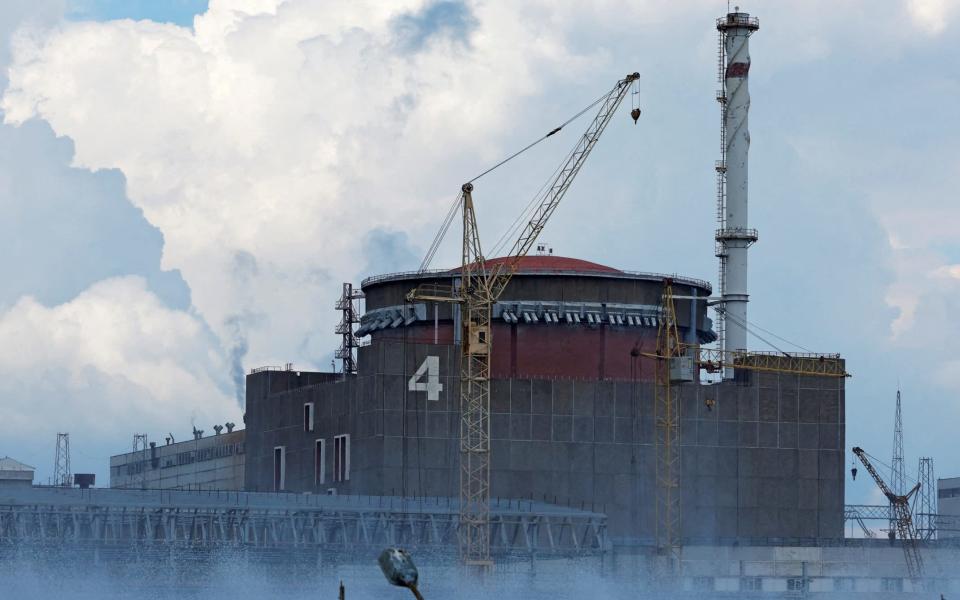 Zaporizhia nuclear power plant, in Russian-controlled southern Ukraine - Alexander Ermochenko/Reuters