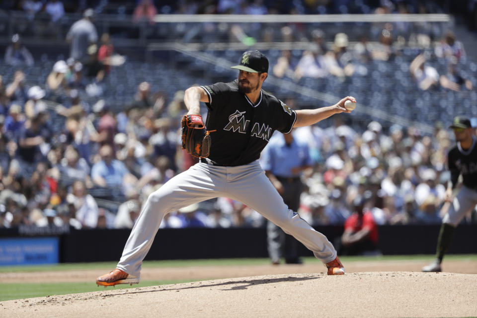 Caleb Smith spins his Monday magic (AP Photo/Gregory Bull)