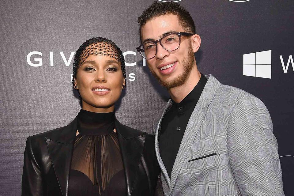 <p>Gary Gershoff/WireImage</p> Alicia Keys and her brother Cole Cook attend the 2015 "Keep A Child Alive" on November 5, 2015 in New York City.