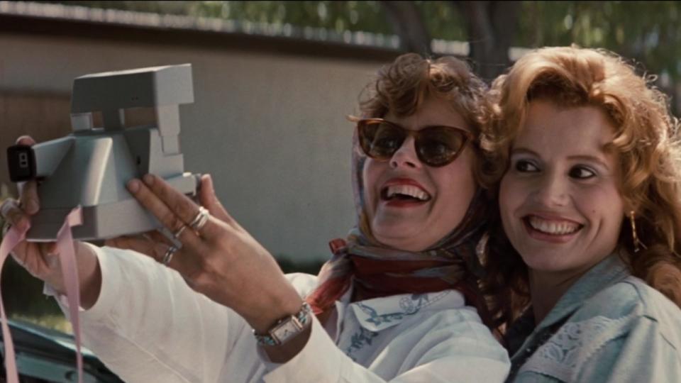 Geena Davis and Susan Sarandon in Thelma & Louise