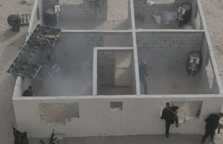 Captura de los videos de Hamas de los ataque de prueba