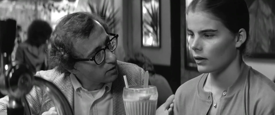 Woody Allen and Mariel Hemingway in "Manhattan"