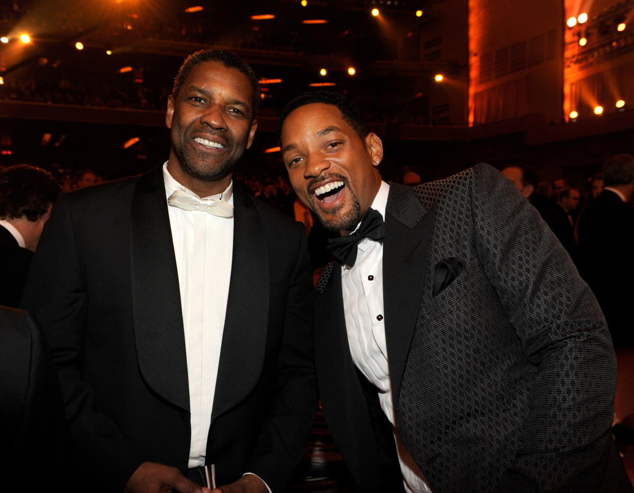 Denzel Washington, 67, is speaking out about Will Smith smacking Chris Rock at the Academy Awards on Sunday evening. (Photo: Kevin Mazur/WireImage)