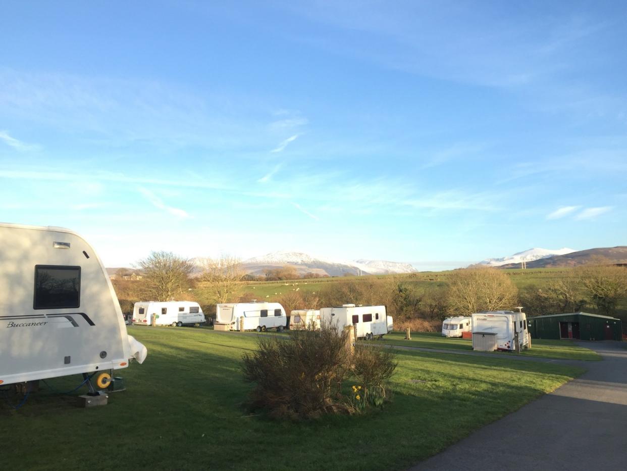 Incident during the night: A woman is fighting for her life and three others were injured after a car ploughed through tents at a country campsite.      