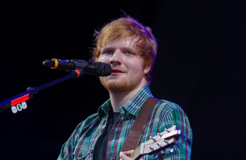 Ed Sheeran performed with a very special guest at his show in Las Vegas credit:Bang Showbiz