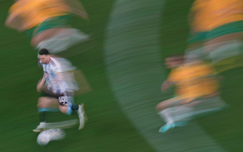 Lionel Messi - Dissecting Lionel Messi’s first World Cup knockout goal in his 1,000th game - Pavel Golovkin/AP