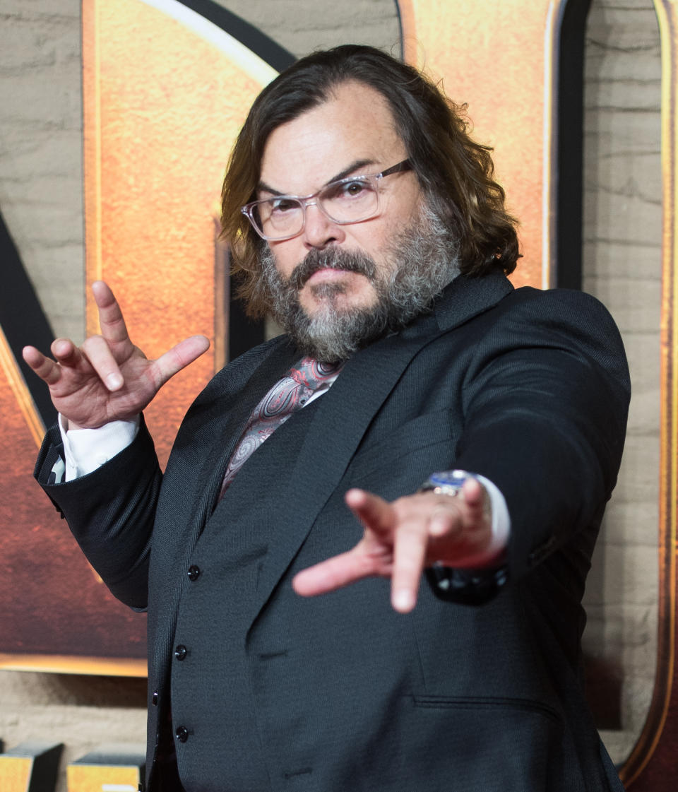 Closeup of Jack Black