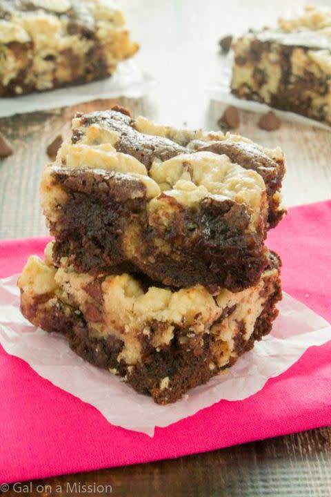 Cookie Dough Brownies