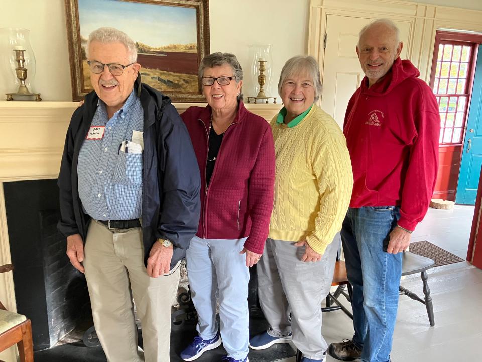 David Martin, Sandra Bolton, Sue Crocker and Rick Presby, the cast of "Something Old Something New."