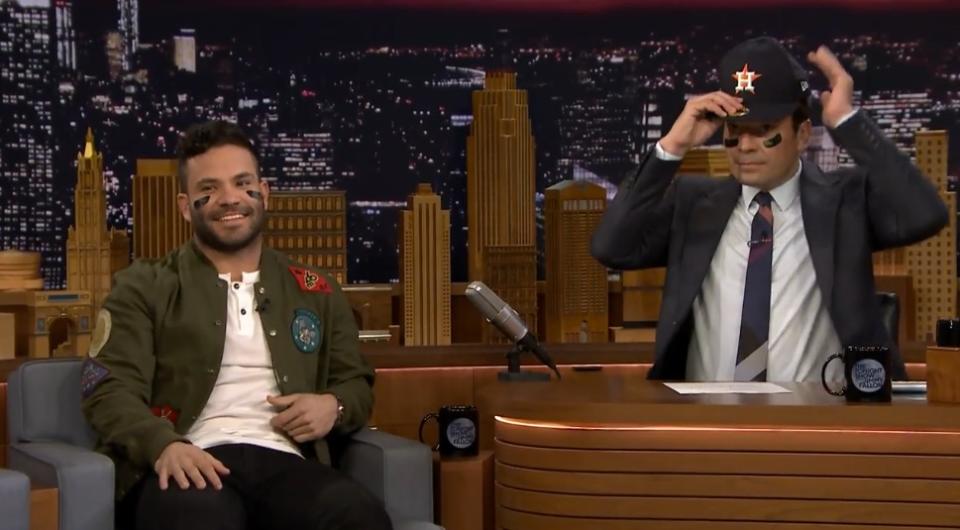 Jose Altuve chats with Jimmy Fallon on The Tonight Show. (Youtube)