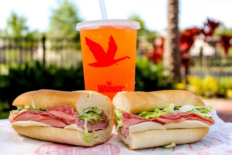 The Italian Hoagie, with a fountain drink, is the classic Wawa lunch. It’s one of their most popular menu items, along with turkey and cheese. Or you can go with a hot meatball hoagie with melted provolone.