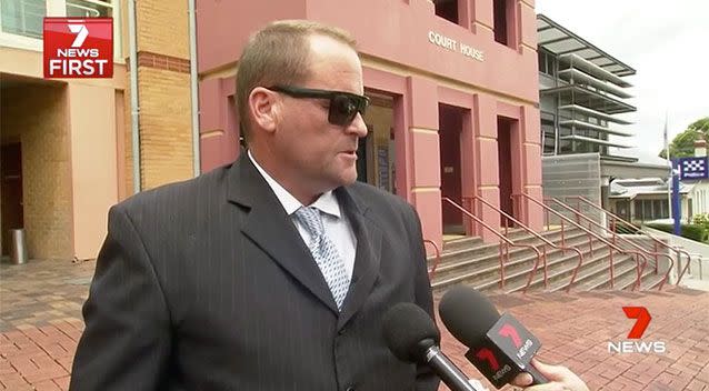 Former NSW police officer Troy Cutler said he was lucky to survive the ordeal. Picture: 7 News