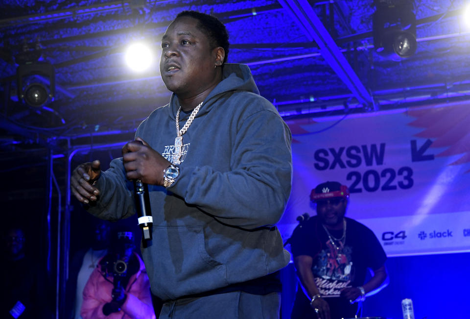 Jadakiss performs during the Def Jam Recordings x VIBE 'Hip-Hop's Next & Now' SXSW Showcase