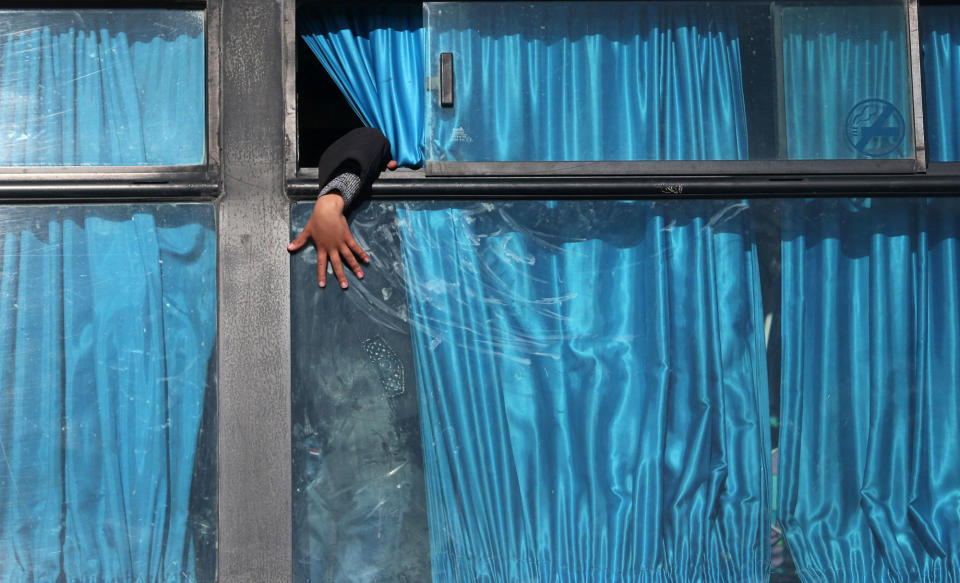 A Palestinian boy