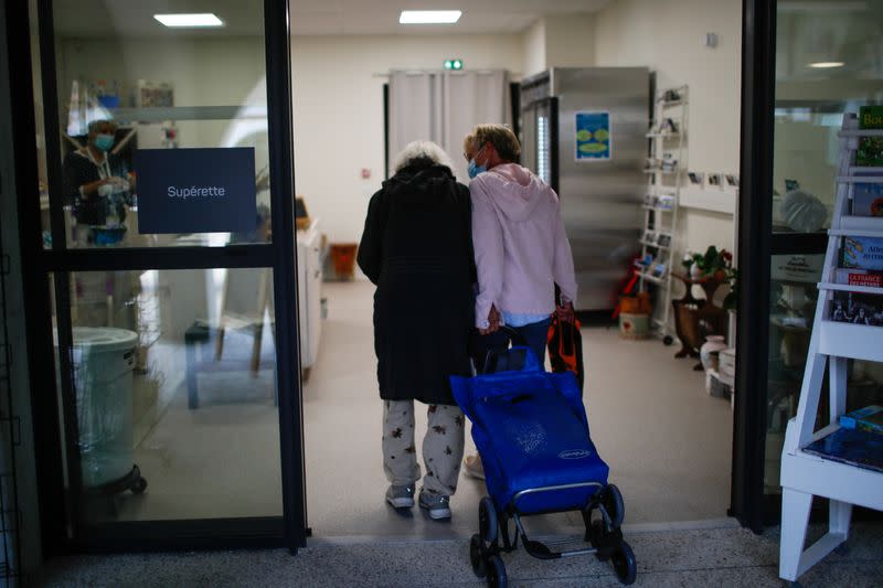 Inside the French village constructed for Alzheimer's patients