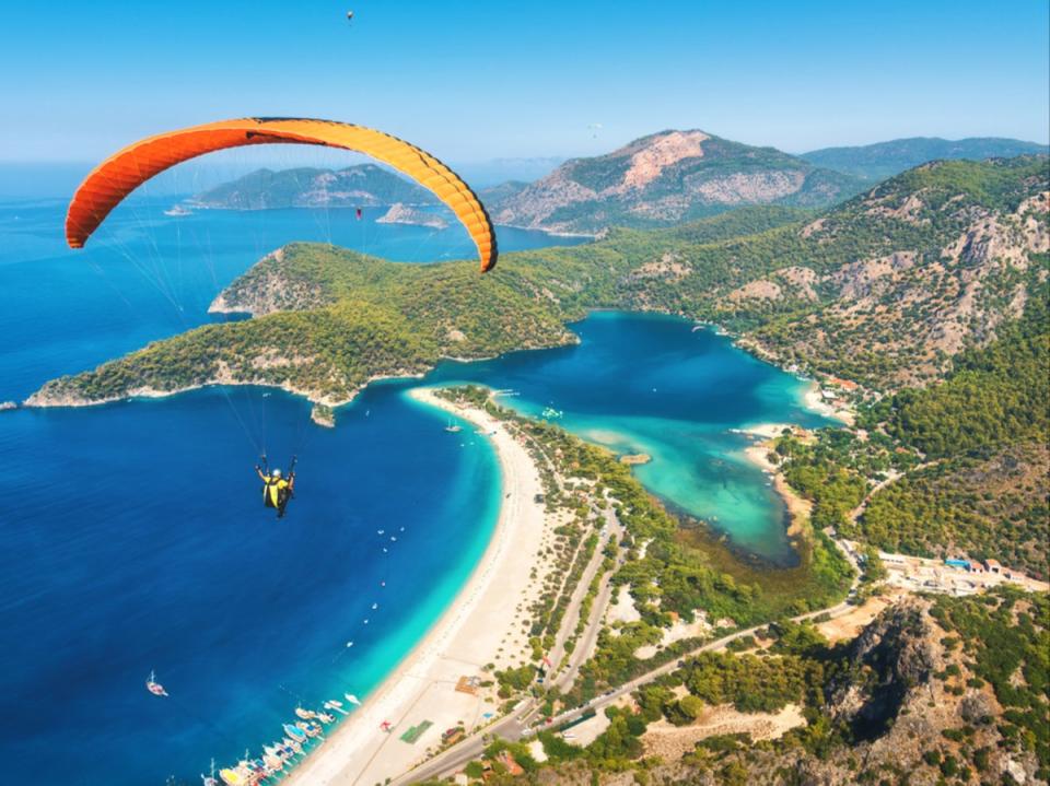 Take off on a tandem glide over Ölüdeniz’s cobalt waters (Getty Images/iStockphoto)