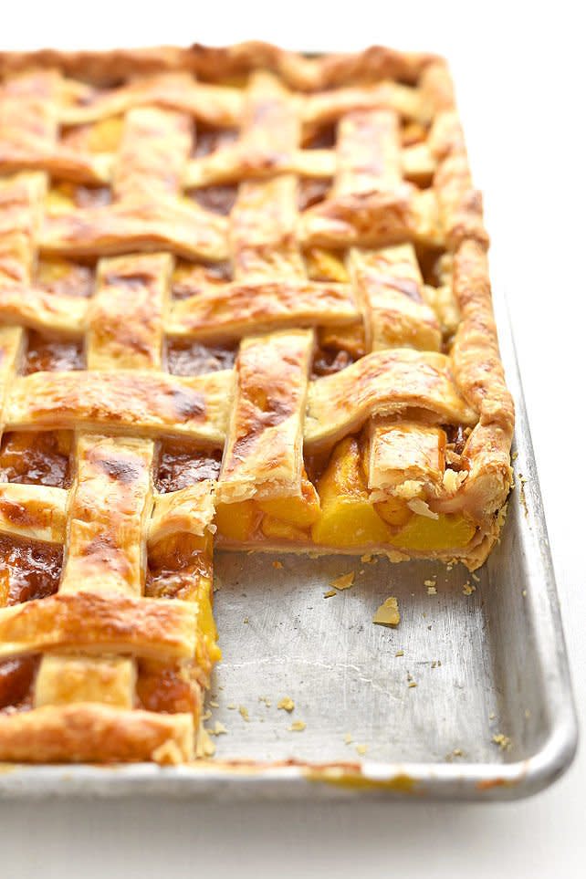 Peach Slab Pie