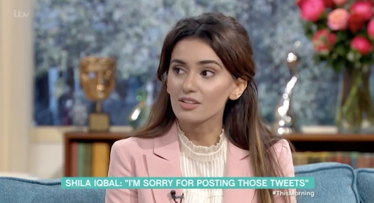 Shila Iqbal described her old offensive tweets as ‘banter’