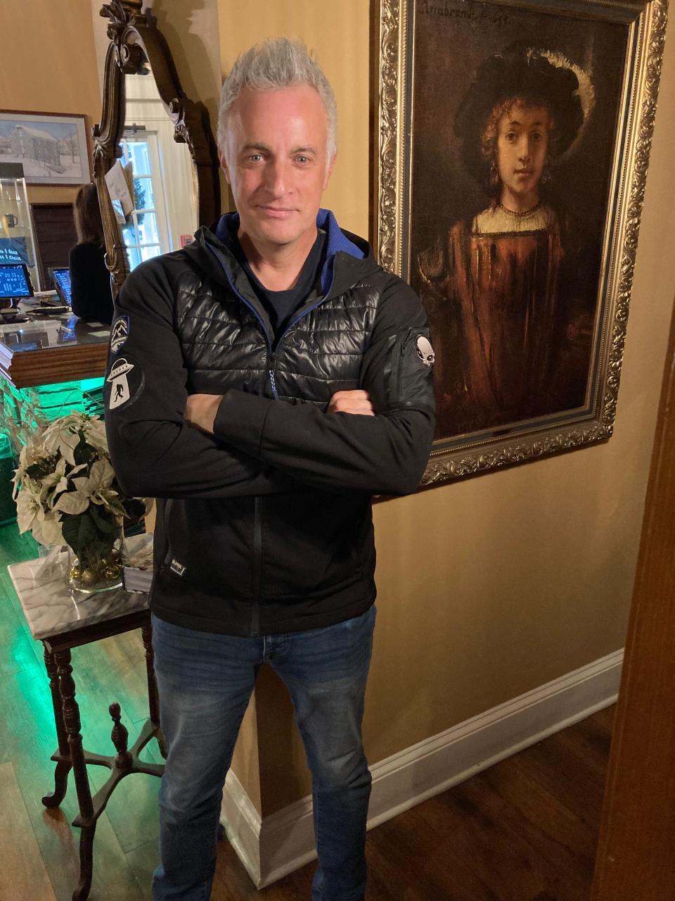 Eric Mintel, ghost hunter who stars in a YouTube show documenting eerie apparitions by the Bucks County Paranormal Investigations.