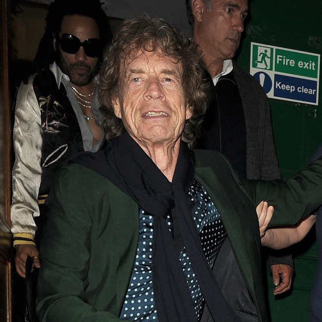 Mick Jagger, en la fiesta que organizó el pasado verano para celebrar su 80 cumpleaños credit:Bang Showbiz