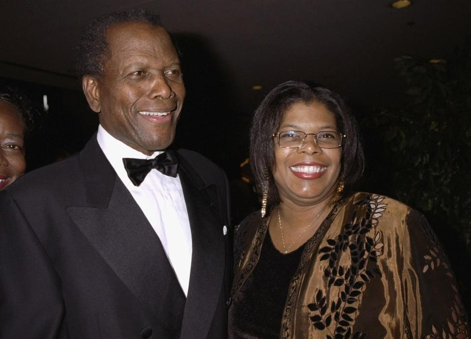 Sidney Poitier and Beverly Poitier-Hendson