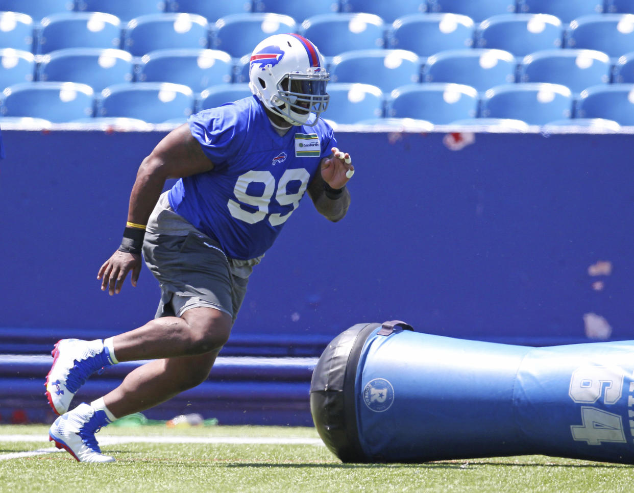 Marcell Dareus was sent home from Saturday's preseason game for violating a team rule. (AP)