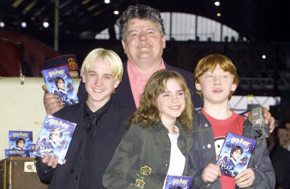 Tom Felton has paid tribute to his late ‘Harry Potter’ co-star Robbie Coltrane as ‘endlessly playful‘ credit:Bang Showbiz