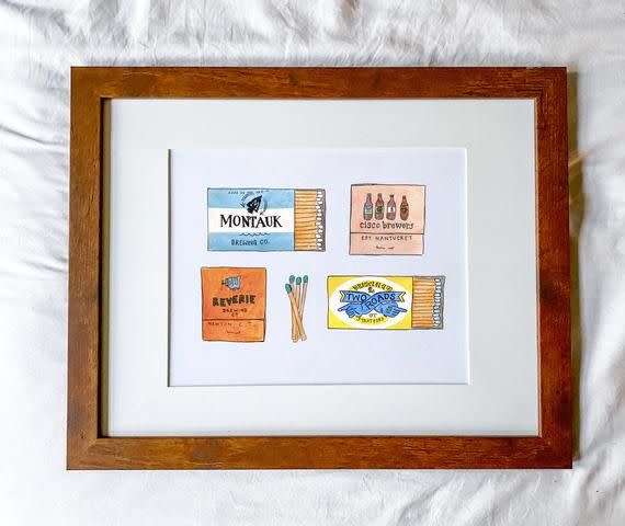 Beer Lovers Collection Matchbook Print