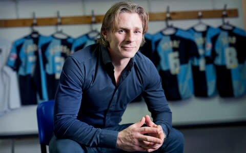 Quiet before the storm. Former player Gareth Ainsworth, manager of Wycombe Wanderers, pryor to the Chairboys saturday home match against Aston Villa. 7th Jan 2016 - Credit: David Rose