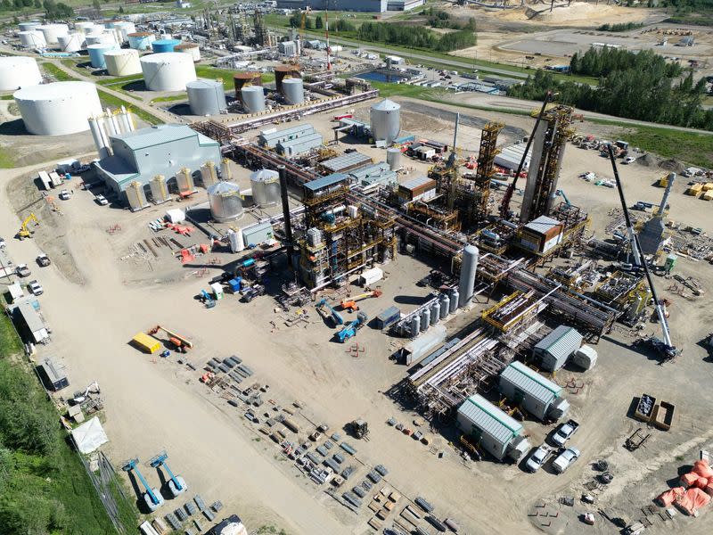 Tidewater Renewables' renewable diesel and renewable hydrogen complex at the refinery in Prince George