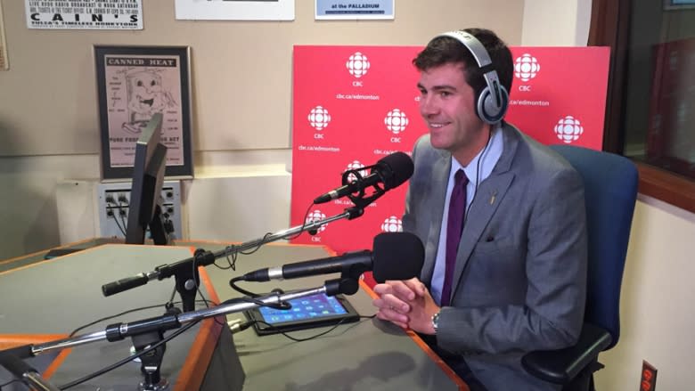 Iveson talks homeless housing, transit and NAIT Line during phone-in