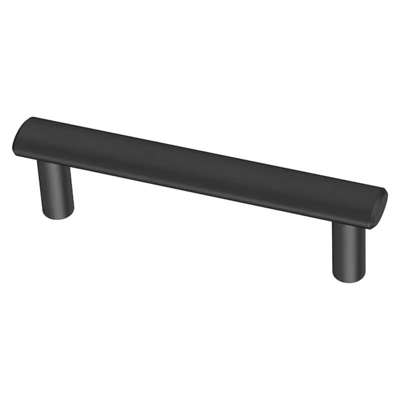 Brainerd Foundations Matte Black Oval Bar Drawer Pulls (10-Pack)