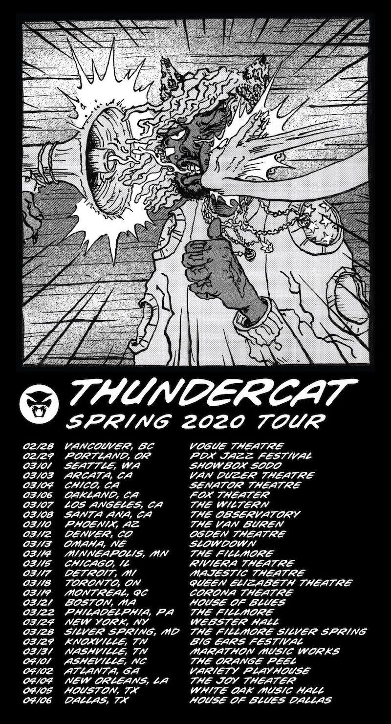 thundercat 2020 tour spring Thundercat plots 2020 North American tour