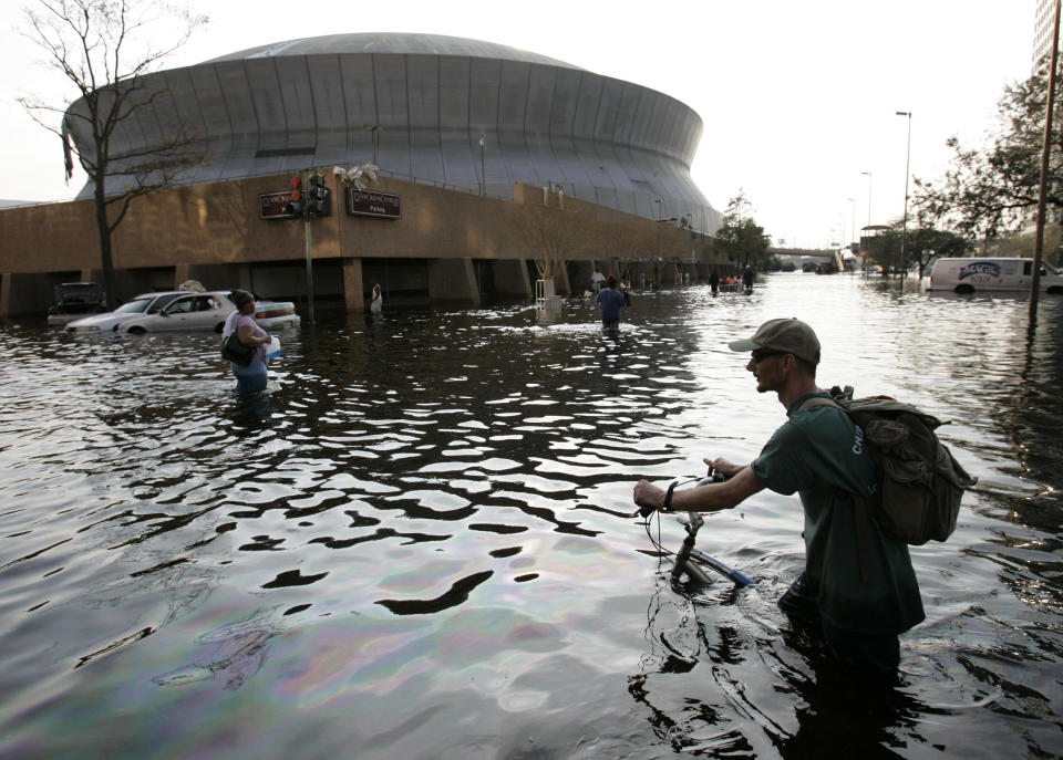 Hurricane season 10 years ago was any but normal. CLICK IMAGE to view the major U.S. storms of 2005. (AP File/Eric Gay)