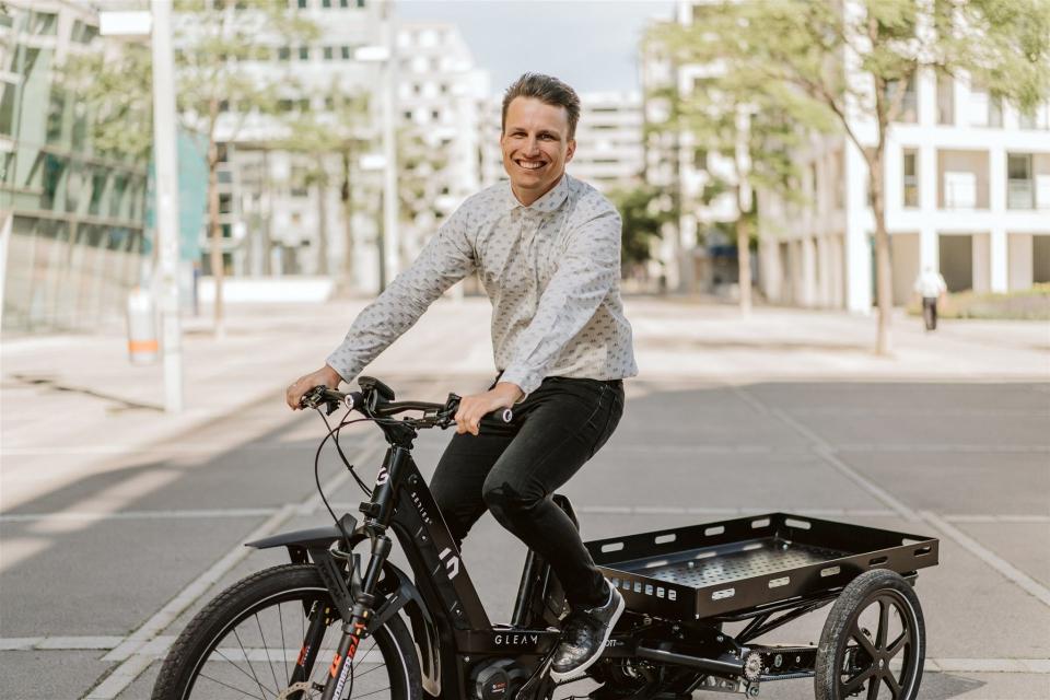 Mario Eibl will sein E-Bike-Startup Gleam nicht kampflos aufgeben: "Meine Kinder nennen Gleam ihren kleinen Bruder". - Copyright: Gleam