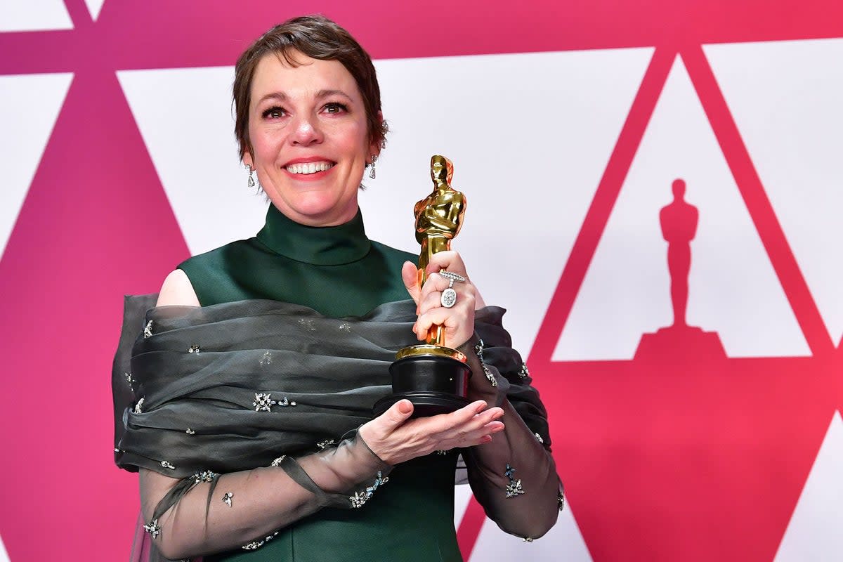 Oscar favourite: Colman with her Best Actress Academy Award in 2019 (Getty)