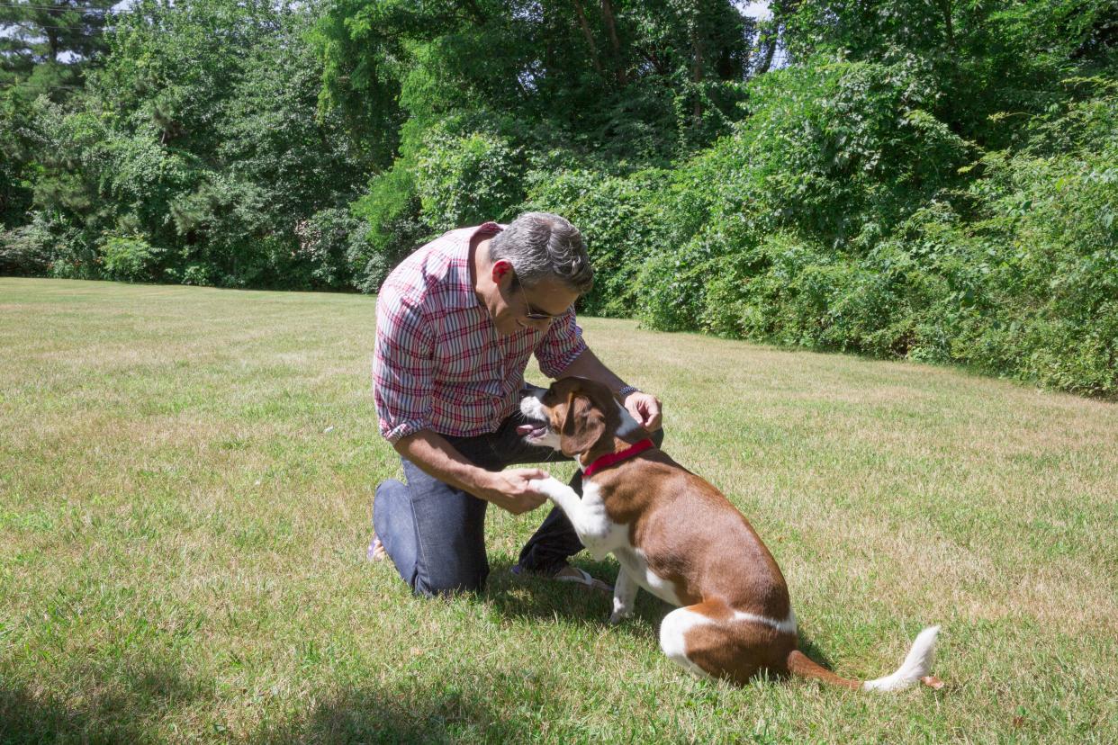 Andy Cohen and his dog Wacha