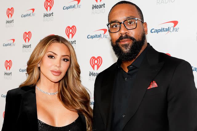 <p>River Callaway/Variety via Getty </p> Larsa Pippen and Marcus Jordan at the iHeartRadio Jingle Ball in December 2023