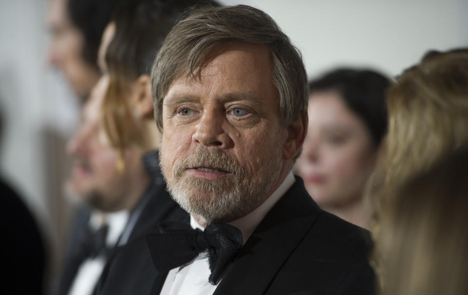 <p>The actor played Luke Skywalker, who lost a hand in an epic lightsabre battle with nemesis Darth Vader.</p>