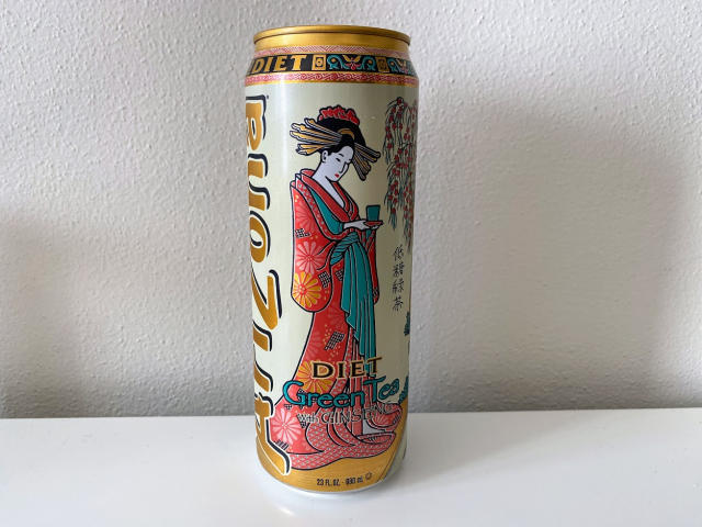 AriZona Green Tea with Ginseng & Peach Juice, 23 fl oz