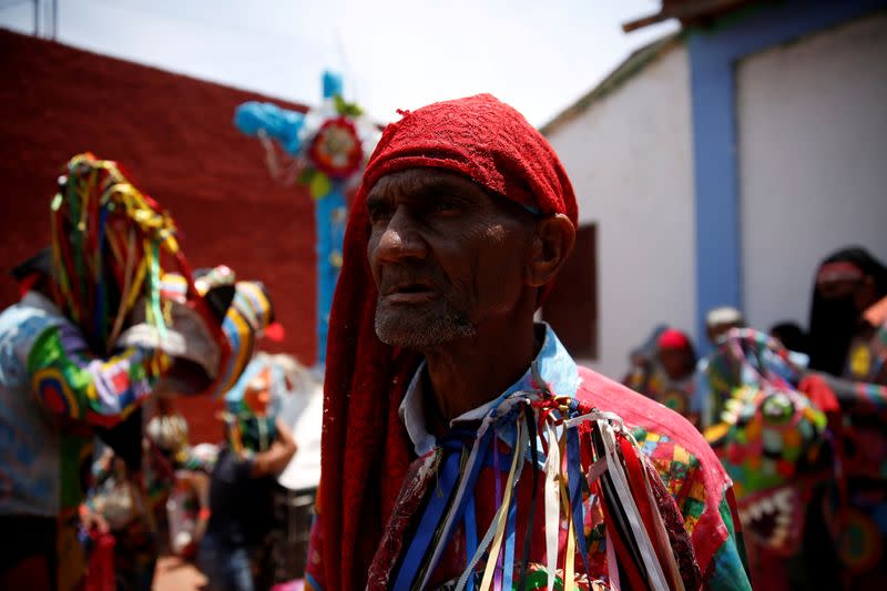 FILE PHOTO: Venezuela's Dancing Devils ask for an end to the pandemic