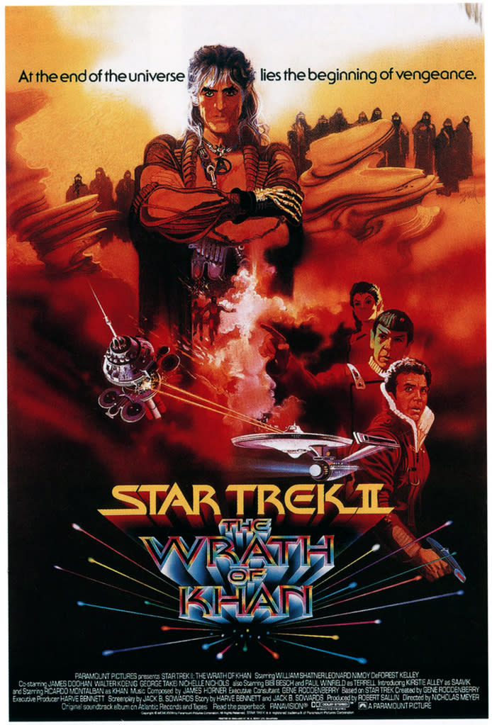 <a href="http://movies.yahoo.com/movie/star-trek-ii-the-wrath-of-khan/" data-ylk="slk:STAR TREK II: THE WRATH OF KHAN;elm:context_link;itc:0;sec:content-canvas" class="link ">STAR TREK II: THE WRATH OF KHAN</a><br> Release Date: June 4<br> U.S. Box Office: $78,912,963<br> 2012 Adjusted Gross: $212,581,900<br> The first "Star Trek" film was a sizable hit, but its bloated budget meant it didn't bring in much profit. For the sequel, the budget was slashed, the action was amped up, and one of the best villains from the TV series was brought back for an unforgettable confrontation with Captain Kirk.