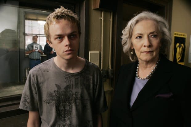 Flashback! Betty Buckley as Attorney Walsh in 2009. (With a young Dane DeHaan, to boot.)<p>Photo by: Will Hart/NBCU Photo Bank</p>