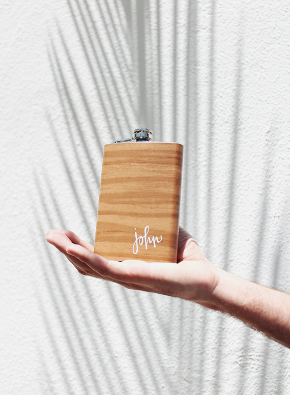 Wood Grain Flask