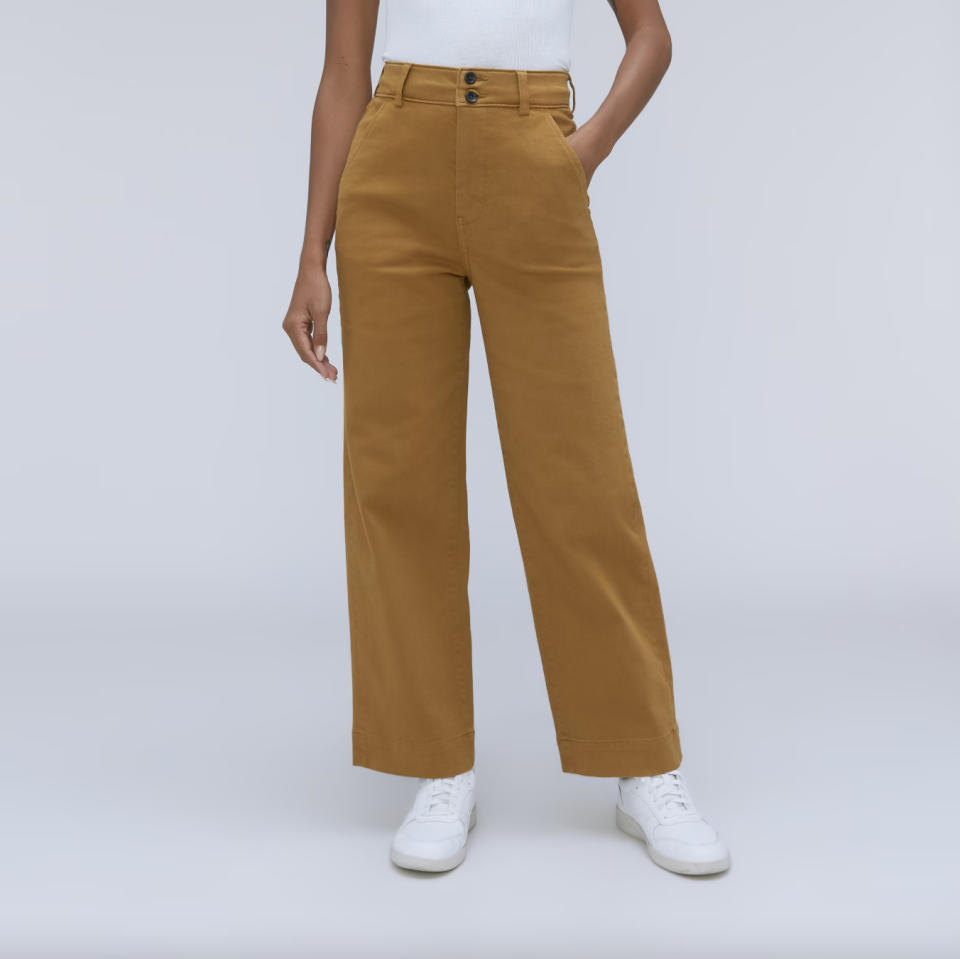 Everlane The Organic Wide-Leg Pant