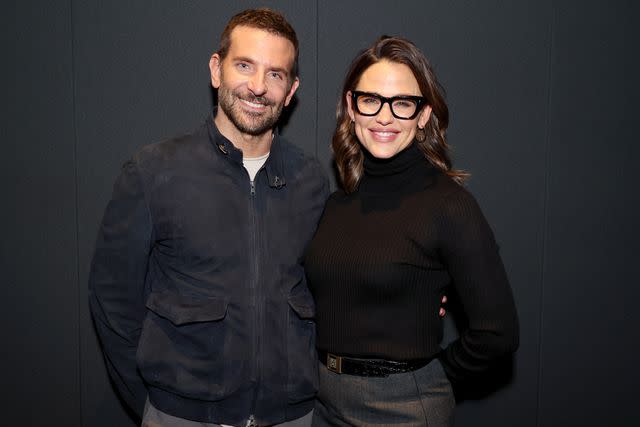 <p>Phillip Faraone/Getty</p> Bradley Cooper and Jennifer Garner attend Netflix's MAESTRO, SAG Screening & Q&A at David Geffen Theater, The Academy Museum of Motion Pictures on November 18, 2023