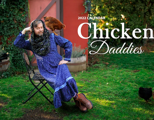 Chicken Daddies Calendar, funny stocking stuffers