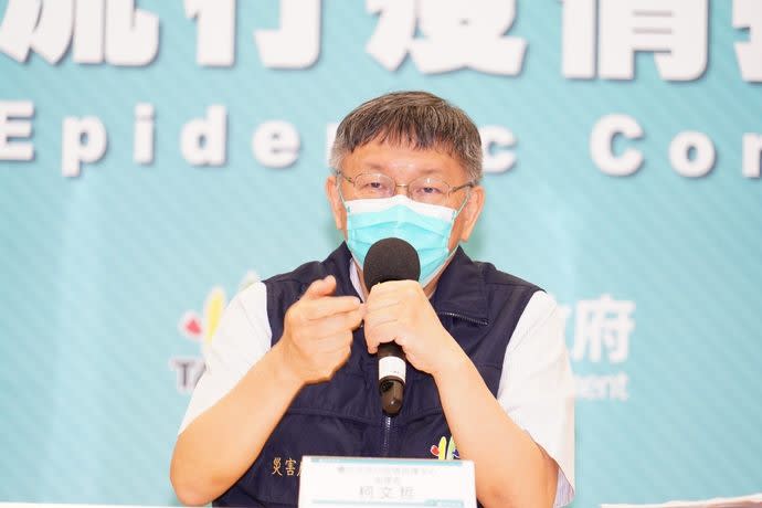 台北市長柯文哲逆時中並非第一次「首犯」，此次微解封反對餐廳內用，卻形成全台「反時中」。（photo by 台北市新聞局網站）