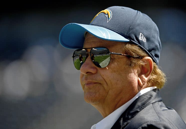 Chargers owner Dean Spanos. (Getty Images)
