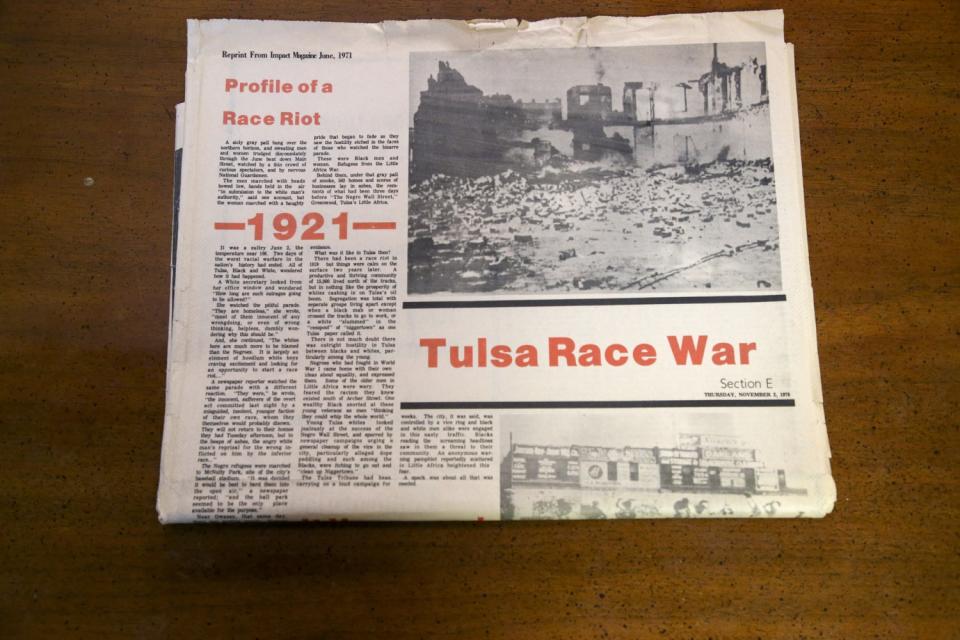 The Oklahoma Eagle's 50th anniversary edition remembered the 1921 Tulsa Race Massacre.